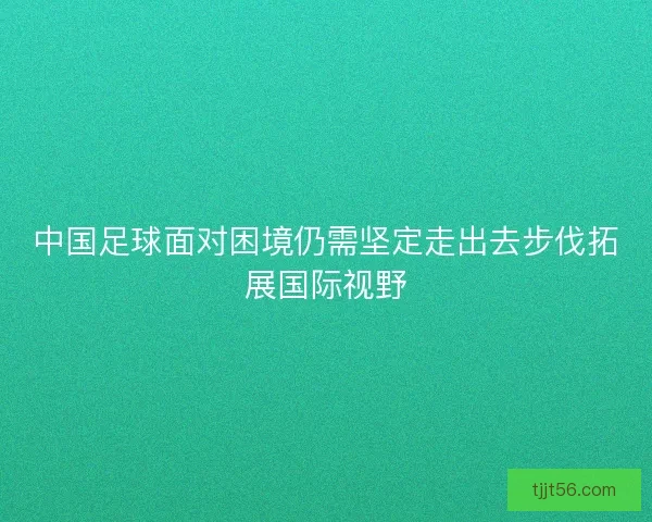 中国足球面对困境仍需坚定走出去步伐拓展国际视野